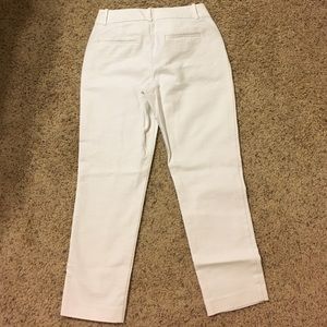 Ann Taylor white ankle dress pants NWOT