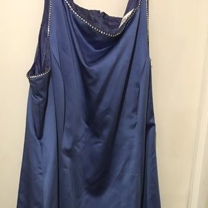 Blue formal gown