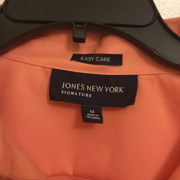 NWOT Peach Button Down shirt - Picture 3 of 3