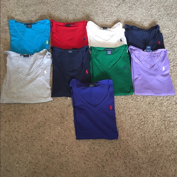 Polo Ralph Lauren Tops - Polo Ralph Lauren V-Neck T-Shirts