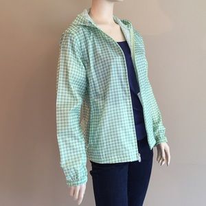 L.L. Bean Plaid Windbreaker