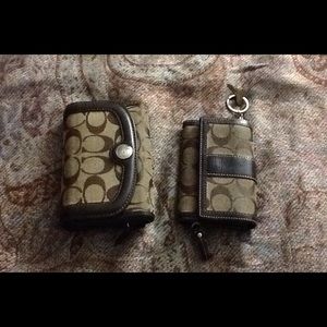 2 signature coach wallets for the price of 1.