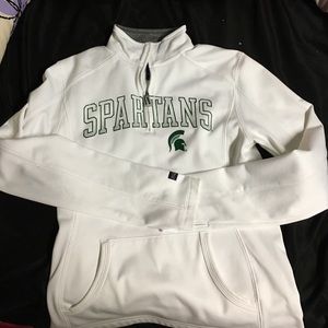 Michigan State Half-Zip Size Small