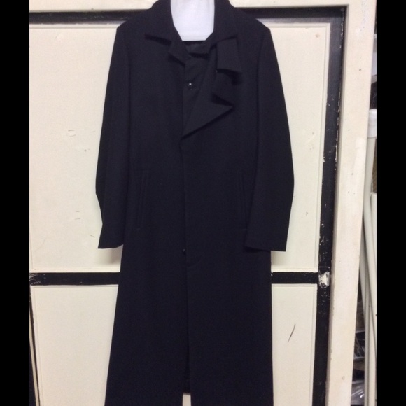 Yohji Yamamoto size 1 double collar long coat NWT - Picture 2 of 4