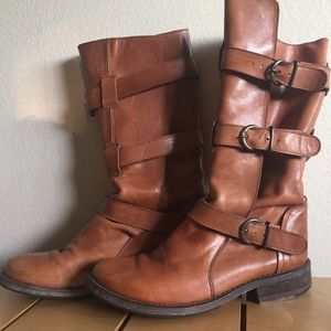 Steve Madden Buckle Riding Boots
