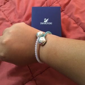 Swarovski Jewelry - SWAROVSKI pink & turquoise crystal bracelet. Swarovski Jewelry - SWAROVSKI pink & turquoise crystal bracelet.