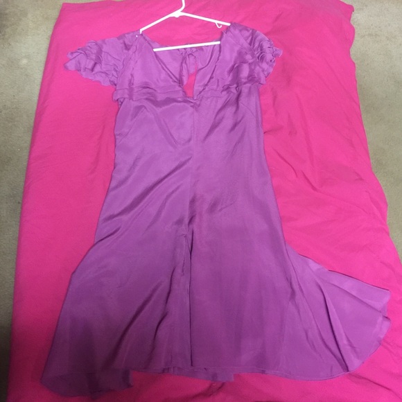 Zac Posen for Target purple ruffle dress