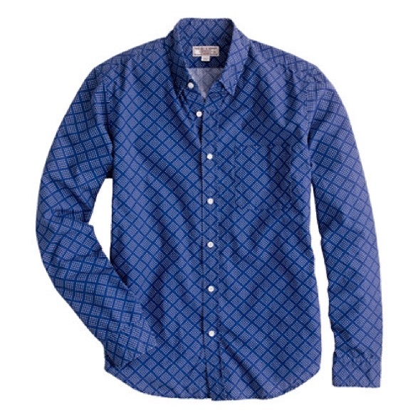 J. Crew Slim Wallace & Barnes Bandana-Print Shirt