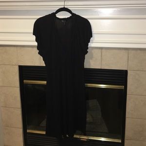 Daisy Fuentes flowy black dress