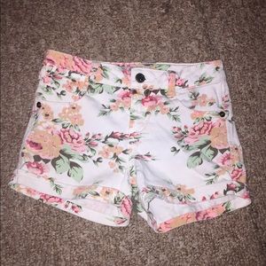 Midi Floral Shorts