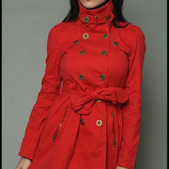 The Miley Coat in Cardinal by BB Dakota. Small