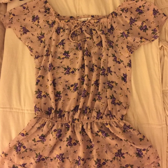 Sheer Floral Spring Shirt