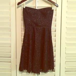 Parker Strapless Black Dress