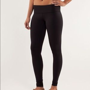 lululemon black full length pant