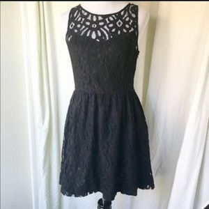 LC by Lauren Conrad Black lace
