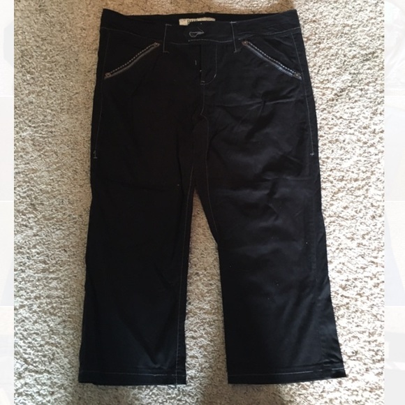 BKE Casual Black Crop Jeans