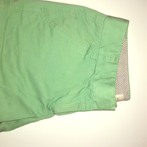 Sea foam green J. Crew shorts