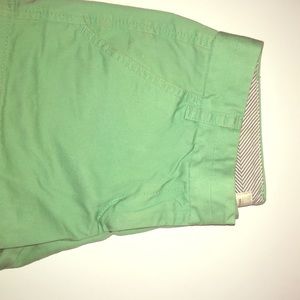Sea foam green J. Crew shorts