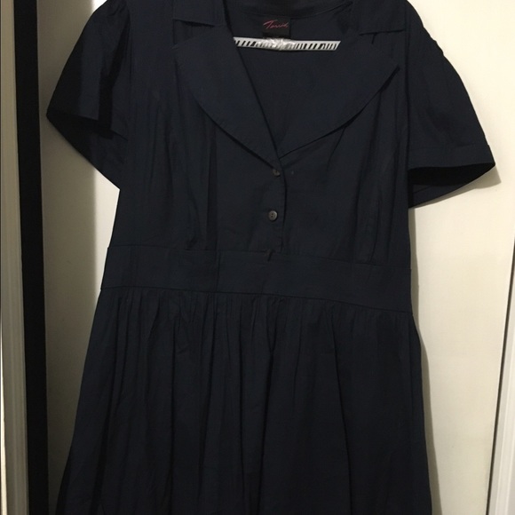 Navy bubble dress