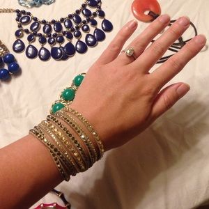 Swarovski leather wrap bracelet