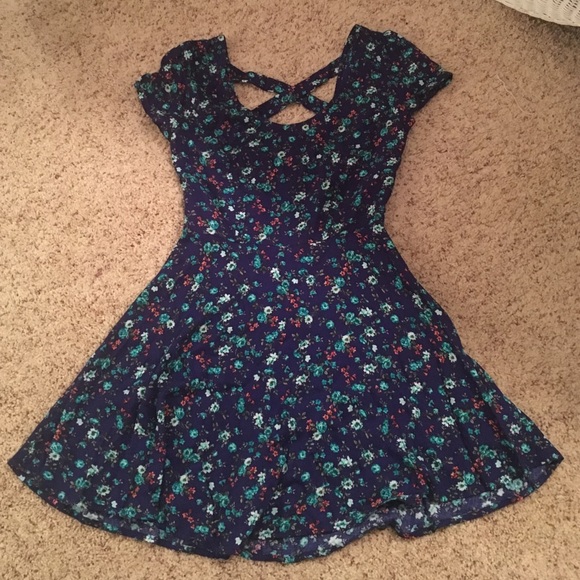 Floral skater dress from Pacsun - brand new
