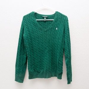CLEARANCE Ralph Lauren Green Sweater