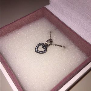 Pandora heart shaped necklace