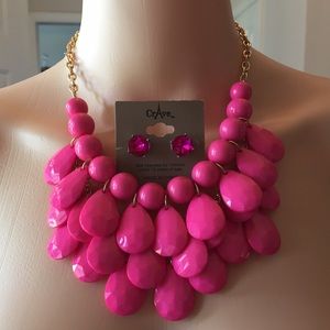 Brand new Crave necklace and pair of earrings