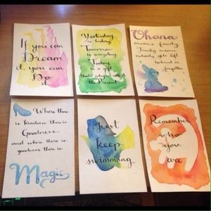 Custom Listing - Watercolor Stitch and Lion King