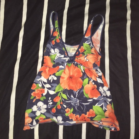 Floral Hollister Tank Top