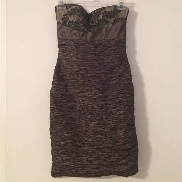 Semi formal strapless dress