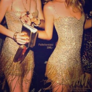 Roberto Cavalli & H&M sequenced dress