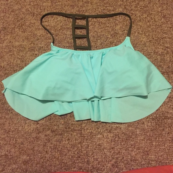 Pink bathing suit top