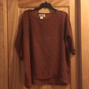 Liberty love sheer blouse