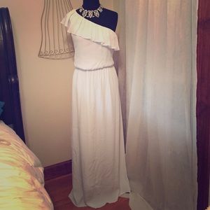 Banana Republic white maxi dress