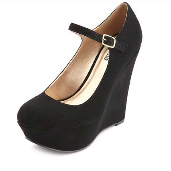 Mary Jane Platform Wedge