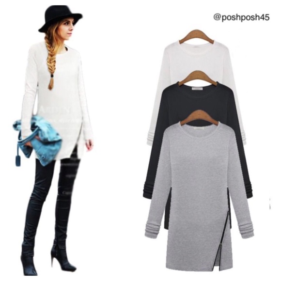 Women Long Sleeve Casual Pullover Top - Picture 4 of 4