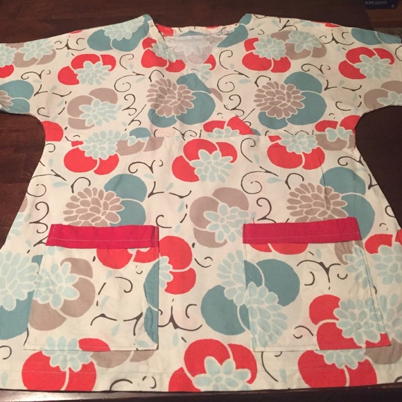 scrub top with dickies pants -SOLD-
