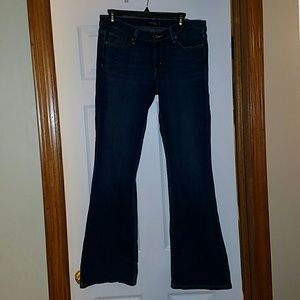 LEVI'S Super low 518 dark wash jeans (long)