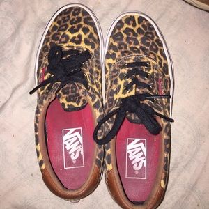Cheetah print vans
