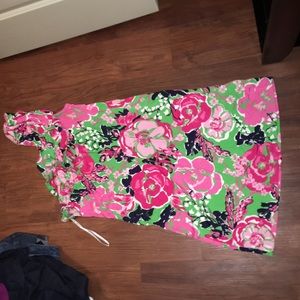 Lilly pulitzer off the shoulder dress