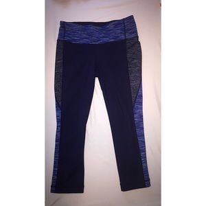 Athleta Colorblock Shine Revelation Capri