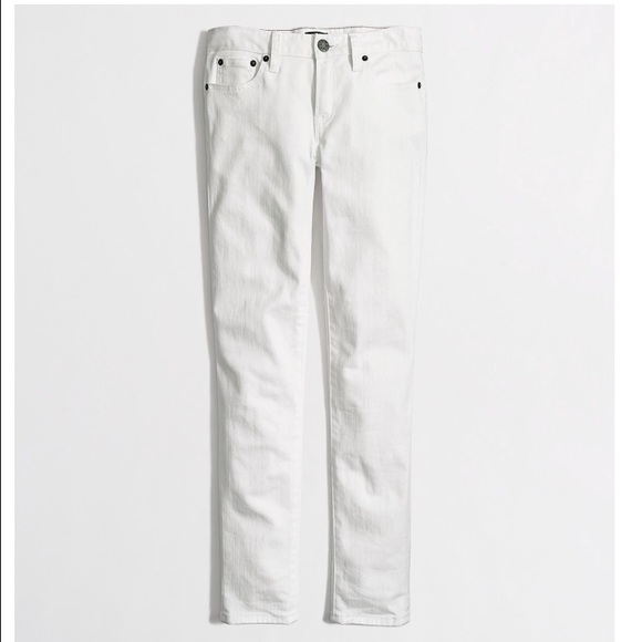 J. Crew white skinny jean