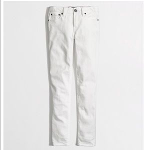 J. Crew white skinny jean