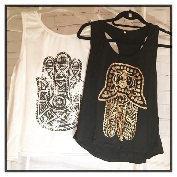 Hamsa Tank Tops - Picture 2 of 4