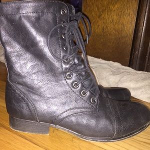Black Combat Boots