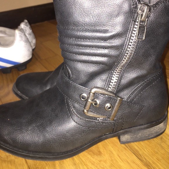 Black Combat boots