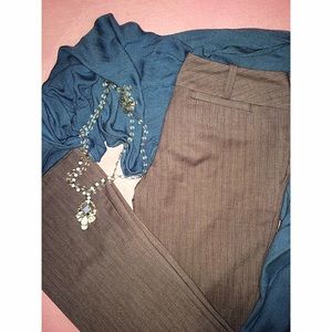 Mossimo Grey with Blue Pinstripe Trousers