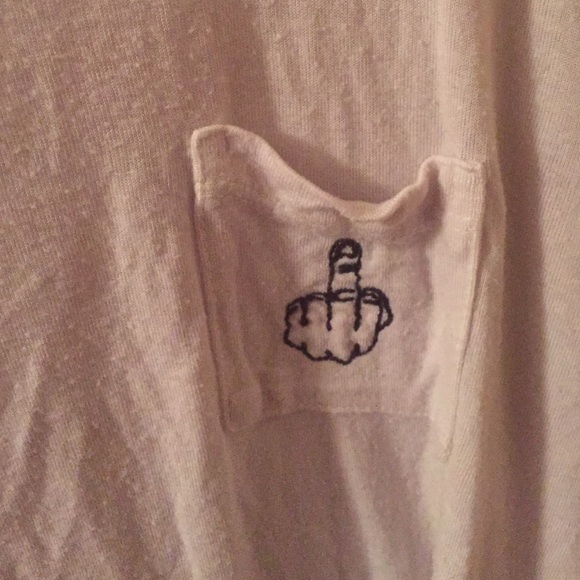 Brandy middle finger graphic tee - Picture 2 of 2