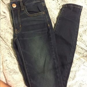 dark wash jeggings